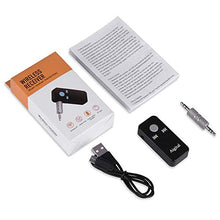Carica l'immagine nel visualizzatore di Gallery, Aigital Ricevitore Bluetooth Adattatore Audio Portatile Wireless Auto Grigio