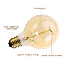 Carica l'immagine nel visualizzatore di Gallery, Lampadina Vintage E27, 40W Lampada E27 Lampadine Edison Dimmerabile...
