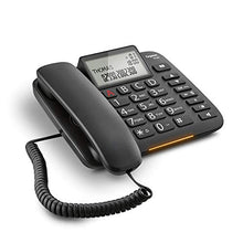 Carica l'immagine nel visualizzatore di Gallery, Gigaset DL380 Telefono Fisso, Ampio Display, Grandi Tasti Ergonomici, Nero - Ilgrandebazar