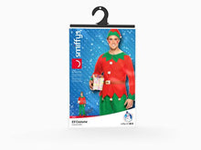 Carica l'immagine nel visualizzatore di Gallery, Smiffys Costume da Elfo, Rosso e Verde, con Top, Pantaloni e Cappello - Ilgrandebazar