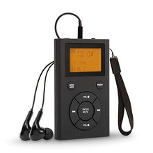 Carica l'immagine nel visualizzatore di Gallery, Radio DAB/DAB+ e FM Portatile Ricaricabile con Cuffie, Radiolina Portatile...