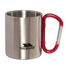 Carica l'immagine nel visualizzatore di Gallery, Trespass - Bruski - Tazza da Viaggio con Moschettone N/A, Argento