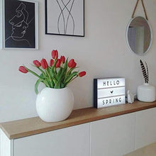 Carica l'immagine nel visualizzatore di Gallery, Box LED luminoso I luce decorativa con lettere intercambiabili I lavagna A4
