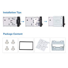 Carica l'immagine nel visualizzatore di Gallery, LSLYA Universale Doppio DIN Mount Kit di Montaggio in Metallo per 2 Dash... - Ilgrandebazar