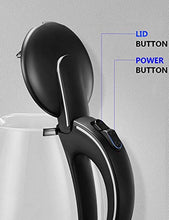 Carica l'immagine nel visualizzatore di Gallery, Bollitore Acqua Elettrico, KIKET in Vetro con...