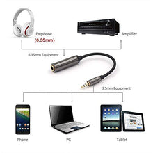 Carica l'immagine nel visualizzatore di Gallery, VCE Cavo Prolunga Cuffie Adattatore Audio Jack 3.5mm Maschio a 6.35mm...