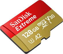 Carica l'immagine nel visualizzatore di Gallery, SanDisk Extreme Scheda di Memoria microSDXC da 128 GB e adattatore SD 128