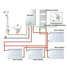 Carica l'immagine nel visualizzatore di Gallery, Termostato WiFi per Caldaia a Gas/Acqua,Termostato intelligente Bianco - Ilgrandebazar
