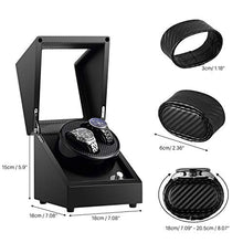 Carica l'immagine nel visualizzatore di Gallery, Watch winder Scatola orologio a carica automatica con Velocità regolabile... - Ilgrandebazar