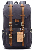 Carica l'immagine nel visualizzatore di Gallery, EverVanz Zaino in Tela per Computer Portatile da 15", Borsa 1. Gris Foncé