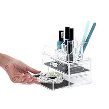 Carica l'immagine nel visualizzatore di Gallery, Ordinare&amp;Co Cosmetic Organizer Blocco 2 Cassetti Trasparente