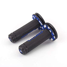 Carica l'immagine nel visualizzatore di Gallery, MotoCircuirPartes PT-008 Moto manopole per manubrio in gomma blu