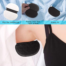 Carica l'immagine nel visualizzatore di Gallery, swonuk 50 Coppie Ascella Pads Sudore Monouso Antitraspirante Nero - Ilgrandebazar
