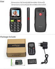 Carica l'immagine nel visualizzatore di Gallery, Artfone C1 Telefono Cellulare per Anziani con Tasti Grandi, Funzione SOS,...