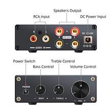 Carica l'immagine nel visualizzatore di Gallery, Proster 50W Amplificatore Audio Stereo con Alimentatore Mini HiFi Amp 2...