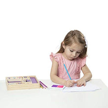 Carica l'immagine nel visualizzatore di Gallery, Melissa &amp; Doug- Princesses Set di Timbri in Pricess Stamp Set, Multicolore - Ilgrandebazar