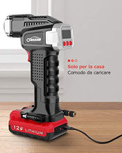 Carica l'immagine nel visualizzatore di Gallery, oasser Compressore Portatile per Auto Mini Pompa Aria Gonfiatore Cordless... - Ilgrandebazar