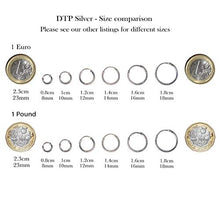 Carica l'immagine nel visualizzatore di Gallery, DTPsilver Orecchini Donna Piccolo Cerchio in Argento 925 – Set Paia 3 - Ilgrandebazar