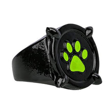 Carica l'immagine nel visualizzatore di Gallery, Mesky Miraculous - Anello da donna in lega di zinco con scritta"Cat Noir" - Ilgrandebazar