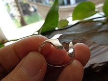 Carica l'immagine nel visualizzatore di Gallery, ✿ ANELLO PIEGATO PIÙ RAPIDO ring anello dichiarazione bohemien argentato,...