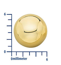 Carica l'immagine nel visualizzatore di Gallery, Miore Orecchini Donna Piccoli a Lobo Sfera Oro Giallo 9 Kt / 375 - Ilgrandebazar