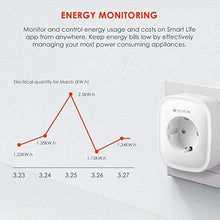 Carica l'immagine nel visualizzatore di Gallery, Presa Smart WiFi 16A 3680W TECKIN Intelligente Energy Monitor...