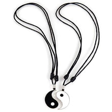 Carica l'immagine nel visualizzatore di Gallery, AKIEE Yin Yang Collana per uomo Donna Ragazzi Ragazze Ciondolo Black / White - Ilgrandebazar
