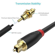 Carica l'immagine nel visualizzatore di Gallery, Syncwire Cavo Ottico Audio Digitale - 1.8M Optical Toslink Platinum 1.8m