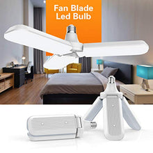 Carica l'immagine nel visualizzatore di Gallery, Gezee Fan blade shape LED Lampadine, 45W (4500 Lumen), 6500K Bianco...
