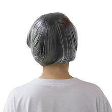 Carica l'immagine nel visualizzatore di Gallery, 100 cuffiette in plastica monouso per capelli trasparenti, impermeabili e... - Ilgrandebazar