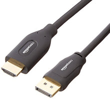 Carica l'immagine nel visualizzatore di Gallery, AmazonBasics - Cavo DisplayPort/HDMI, 0.9 metri 0,9 m