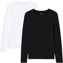 Carica l'immagine nel visualizzatore di Gallery, Marchio Amazon - MERAKI T-shirt Girocollo a Manica Lunga Donna - Ilgrandebazar