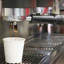 Carica l'immagine nel visualizzatore di Gallery, VIRSUS 500 Bicchieri in Carta per Caffe 75ml Colore Bianco biodegradabili...