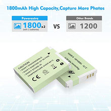 Carica l'immagine nel visualizzatore di Gallery, Powerextra - 2 batterie di ricambio NB-6L e doppio kit ricarica LCD per...
