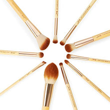 Carica l'immagine nel visualizzatore di Gallery, Jessup T143 - Set di pennelli da trucco in bambù, per definire il viso,...