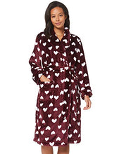 Carica l'immagine nel visualizzatore di Gallery, Marchio Amazon - Iris &amp; Lilly Long Plush Dressing Gown Donna - Ilgrandebazar