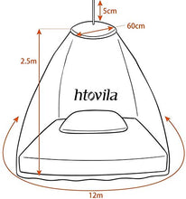 Carica l'immagine nel visualizzatore di Gallery, Htovila - Zanzariera universale a cupola, facile installazione, da White