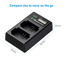 Carica l'immagine nel visualizzatore di Gallery, Powerextra - Caricabatteria Dual USB con display LCD per Sony NP-FZ100,...