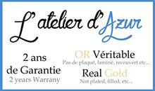 Carica l'immagine nel visualizzatore di Gallery, L'Atelier d'Azur - Orecchini a forma di orsetto, in vero oro giallo, da... - Ilgrandebazar