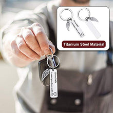 Carica l'immagine nel visualizzatore di Gallery, ortachiavi 2 Pcs, Portachiavi da Uomo Personalizzati per Auto, I Need You...
