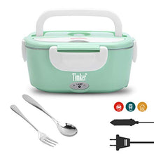 Carica l'immagine nel visualizzatore di Gallery, Timker Scaldavivande Elettrico Portatile,Scaldavivande Verde Chiaro