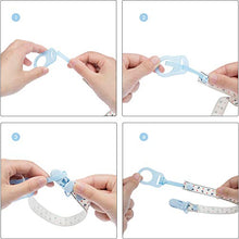 Carica l'immagine nel visualizzatore di Gallery, HBselect 5 PCS Catenella Portaciuccio con Adattatore Ciuccio 33cm+4.8x3cm 5pz - Ilgrandebazar