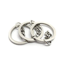 Carica l'immagine nel visualizzatore di Gallery, LAKIND 100PCS Portachiavi Key chain portachiavi Lotto 25 mm cerchio 100pcs