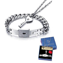 Carica l'immagine nel visualizzatore di Gallery, Gkmamrg Una Coppia Uomo e Donna di Bracciali, Bracciale + Pendente