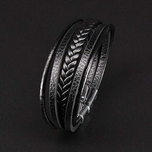 Carica l'immagine nel visualizzatore di Gallery, Braccialetti da Uomo,Bracciale Uomo Pelle,Braccialetto in Pelle Uomo... - Ilgrandebazar