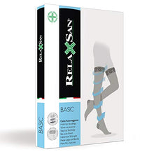 Carica l'immagine nel visualizzatore di Gallery, Relaxsan Basic 770 calze elastiche autoreggenti 70 Den compressione 5, Nero