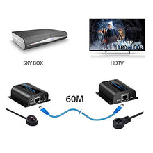 Carica l'immagine nel visualizzatore di Gallery, ESYNiC 1080P 60M HDMI Extender con 2 Porta Splitter Loop su Singolo...