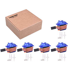 Carica l'immagine nel visualizzatore di Gallery, Longruner SG90 servo micro servomotore 9G RC per comandi di robot LKY66-5