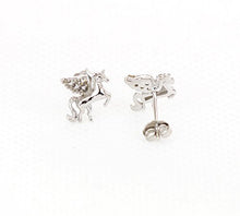 Carica l'immagine nel visualizzatore di Gallery, findout F1835 - Orecchini a Perno a Forma di Unicorno, in Argento Sterling... - Ilgrandebazar