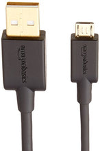 Carica l'immagine nel visualizzatore di Gallery, AmazonBasics - Cavo USB 2.0 da A maschio a Micro-B (Confezione 1,83 m - Ilgrandebazar